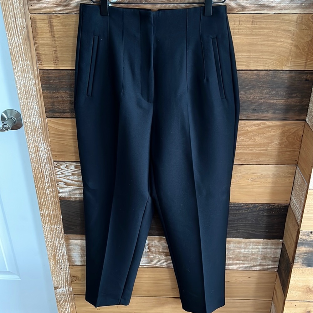 Zara high waisted tapered pants
